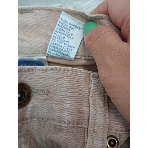 DG2 By Diane Gilman  Stretch 5 Pocket Skinny Jean Camel Size 2 - Picture 9 of 11